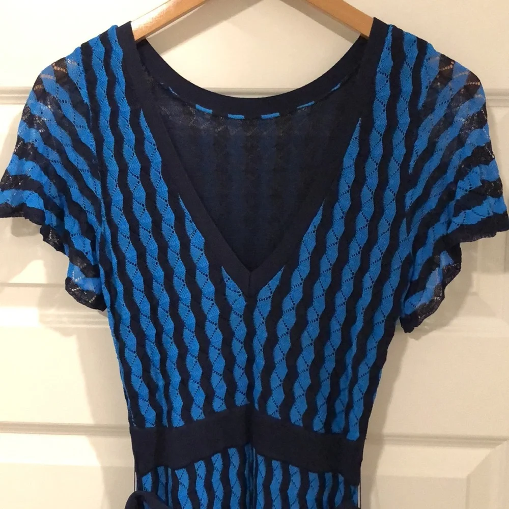 Boden Blue Rowan Pointelle Knitted Dress - Picture 8 of 12